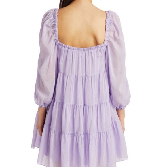 Alice + Olivia Rowan Tiered Babydoll Dress - Picture 4 of 10